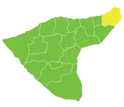 Al-Malikiyah Subdistrict in Syria