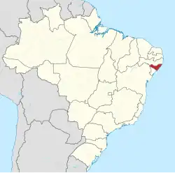 Location in Brazil