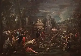 Jewish Funeral, oil on canvas, 87 x 117&nbsp;cm, Musée d'Art et d'Histoire du Judaïsme
