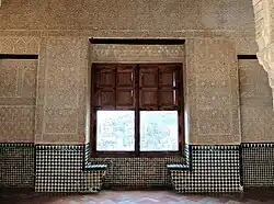 The central window/balcony of the chamber