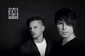All Hail the Silence in 2014. L-r; Christian Burns, BT