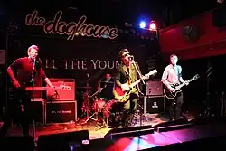 All the Young performing in Dundee in June 2012.