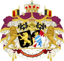 Coat of arms of the former King Albert I and Queen Elisabeth