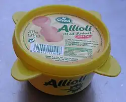 Allioli from a Spanish supermarket