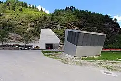 Faido portal (maintenance access), 757 m (2,484 ft) a.s.l.