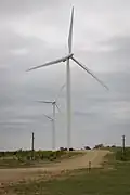 A wind turbine in Texas