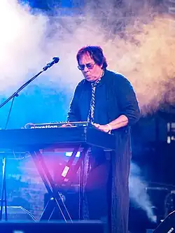 Edward Ka-Spel on stage at the Traumzeit festival in 2017