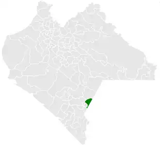 Municipality of Amatenango de la Frontera in Chiapas