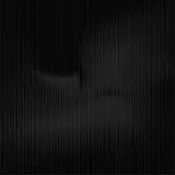 A black-on-black cover of an abstract shape