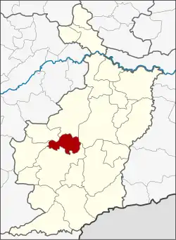 District location in Buriram province