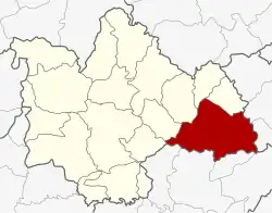 District location in Kalasin province