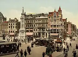 Image 12Dam Square (c. 1895) in Amsterdam, Netherlands (from Portal:Architecture/Townscape images)