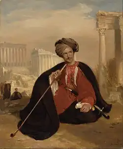 Charles Lenox Cumming-Bruce in Syrian Dress by Andrew Geddes