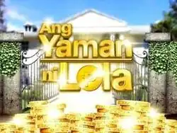 An image of gold coins, with a gate and a house on the background. The series title is displayed on the center of the image.