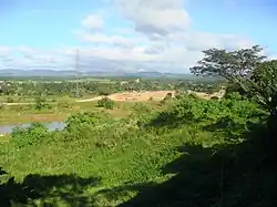 Overlooking view of Angat quarry and Sierra Madre