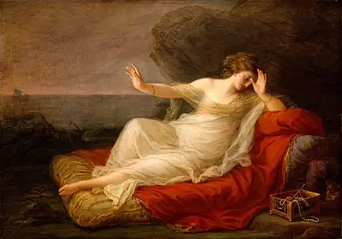 Angelica Kauffmann, Ariadne Abandoned by Theseus (1774), 63.8 x 90.9&nbsp;cm