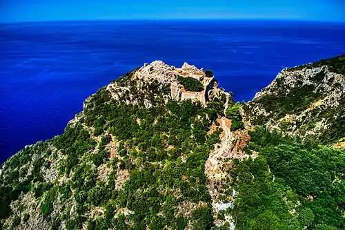 Angelokastro from above