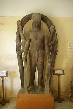 One of the statues in the museum