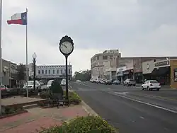 Streetscape of historic downtown Henderson