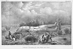 Another statue of Natakamani, as found in 1821