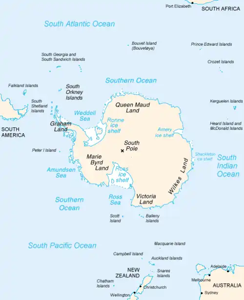 Image 28Continents and islands of the Southern Ocean (from Southern Ocean)