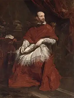 Anthony van Dyck Portrait of Cardinal Guido Bentivoglio. 195 × 147&nbsp;cm.