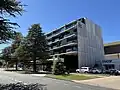 Modern low-rise apartment block in Braddon, Australia