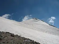 Ararat, View of snow-covered top from 4900&nbsp;m