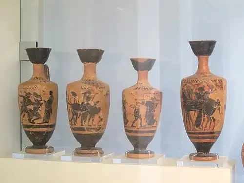 Black figure vases