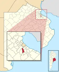 location of Esteban Echeverría Partido in Gran Buenos Aires
