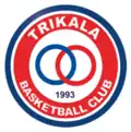 The club's Trikala B.C. logo (2012–2019).