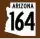 State Route 164 marker