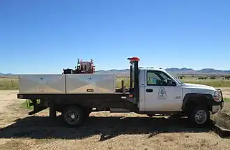 An Arizona State Parks truck