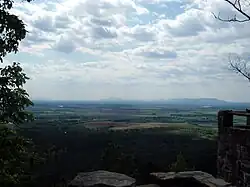 The River Valley as seen from atop Petit Jean Mountain in Petit Jean State Park