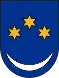 Inescutcheon symbolizing Slovenia and the Illyrian movement on the coat of arms of Yugoslavia (1918–1941)