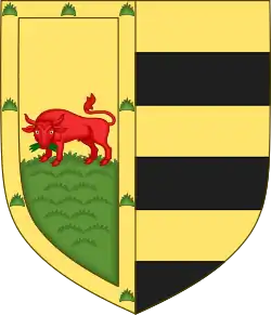Coat of arms of the dukes of Gandía.