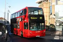 Arriva Southern Counties 6465 (GN61 JRU) on Route 492, in Bexleyheath, photographed on 29 December 2014