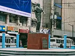 Arsenio Lacson Monument in Plaza Lacson (Formerly known as Plaza de Goiti), Santa Cruz, Manila