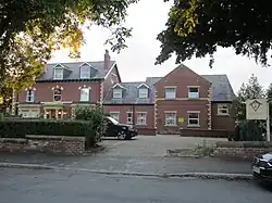 Front view of a nursing home in Wetherby, England, U.K.