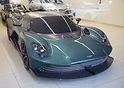 A later Aston Martin Valhalla prototype, first shown in mid-2021.