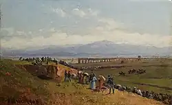 'At the Capannelle Racecourse' by Pietro Sassi