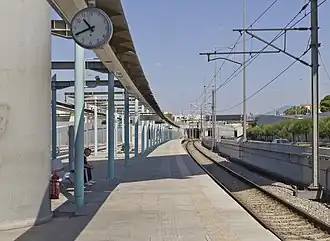 Doukissis Plakentias Suburban Railway platforms
