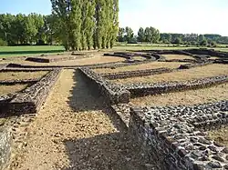 Aubigné-Racan - Site archéologique de Cherré - Le théatre (3)