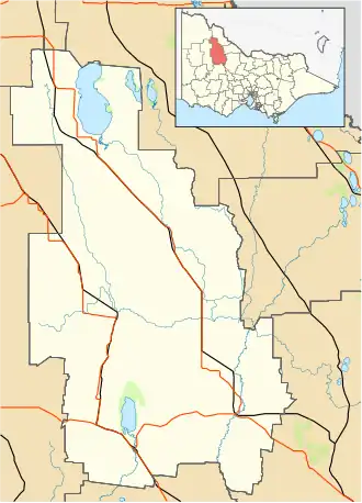 Nullawil is located in Shire of Buloke