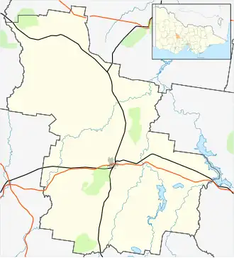 Majorca is located in Shire of Central Goldfields