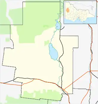 Nhill is located in Shire of Hindmarsh