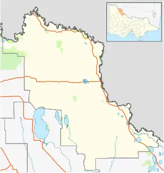 Robinvale is located in Rural City of Swan Hill