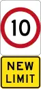 New 10&nbsp;km/h Speed Limit (used in Victoria)