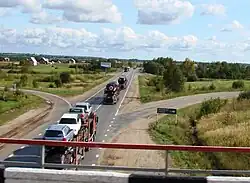 The Baltic Highway in Velikoluksky District