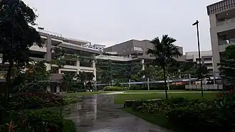 Central Garden on a rainy day